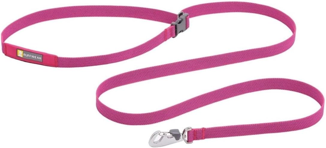 Ruffwear, Flagline Dog Leash, Lightweight 6.5 ft Lead, Alpenglow Pink