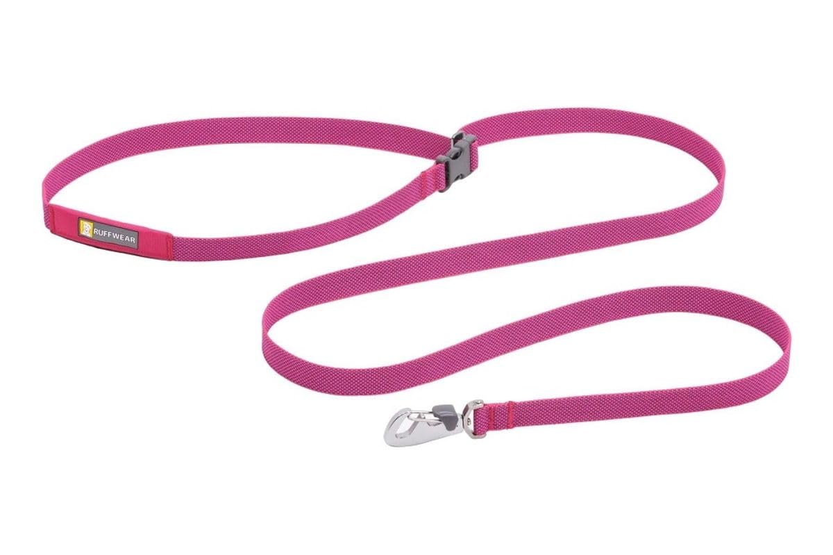 Ruffwear, Flagline Dog Leash, Lightweight 6.5 ft Lead, Alpenglow Pink