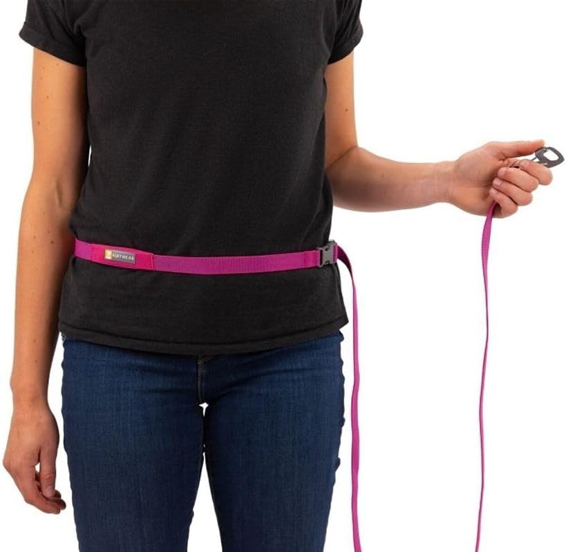 Ruffwear, Flagline Dog Leash, Lightweight 6.5 ft Lead, Alpenglow Pink