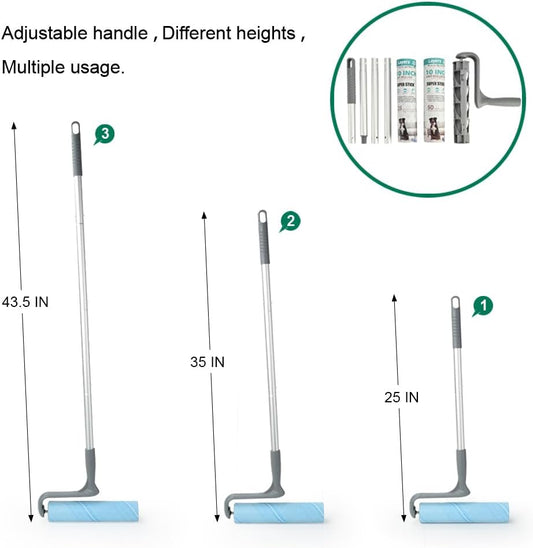 Layers Large 10in Wide Roller 75 Sheets with 4-Foot Extendable Handle