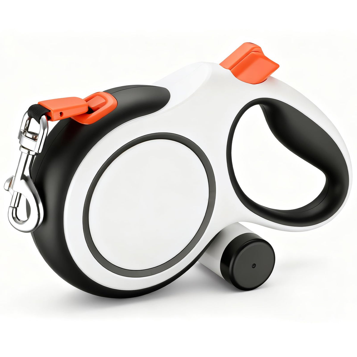 Segarty 26 Ft Walking Lead with Poop Bag Holder for Pet 66 lbs - 110 lbs, 360°Tangle-Free 8m Long Retractable Leash with Anti-Slip Handle One-Handed Brake Pause Lock, Heavy-Duty Leash for Dogs Outside