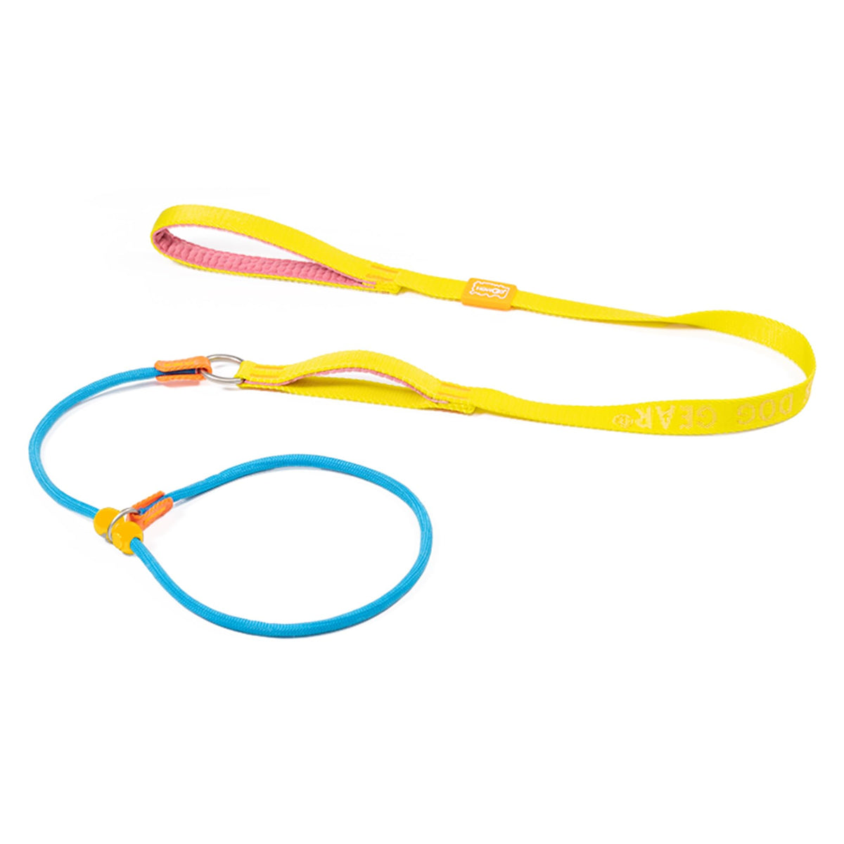 HowGo Slip Lead Dog Leash with 2 Spring-Loaded Stoppers (Black 5.0FT)