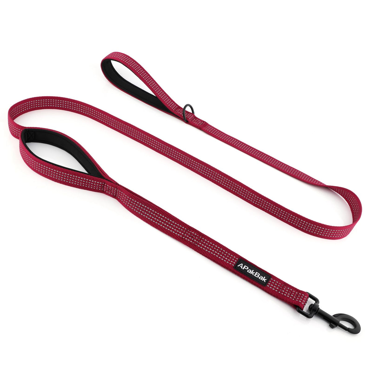 Double Handle Dog Leash, 6 FT Reflective, for Medium Large Dogs
