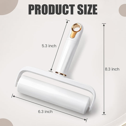 6.3 Inch Reusable Lint Roller, Washable Lint Remover