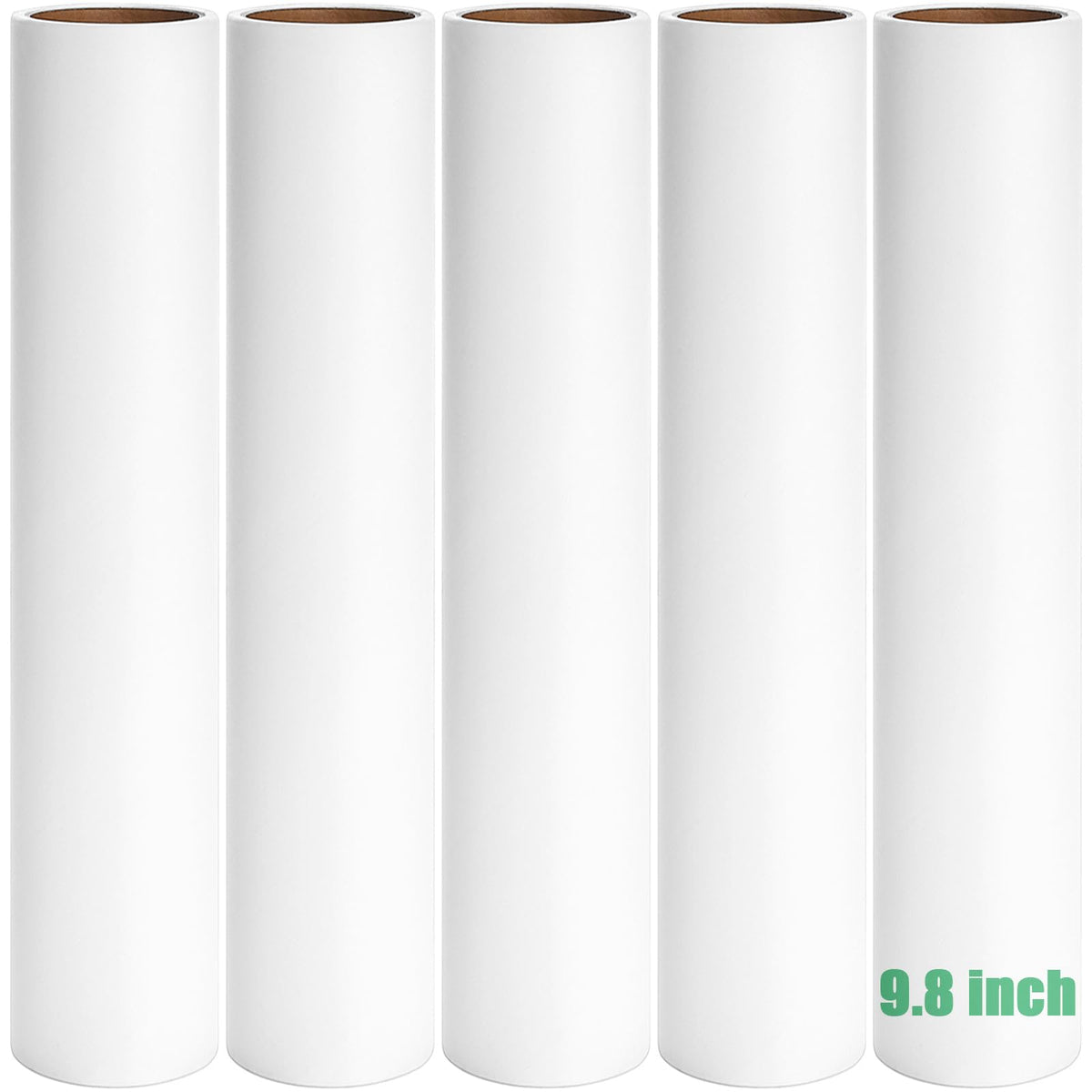 9.5 inch Lint Roller Refills Only, Fit for 9.4/9.45/9.5 inch Large Lint Rollers for Floor Carpet Couch, Extra Sticky Pet Hair Lint Roller Refill 5 Pack, Total 300 Sheets (9.5'' Wide)