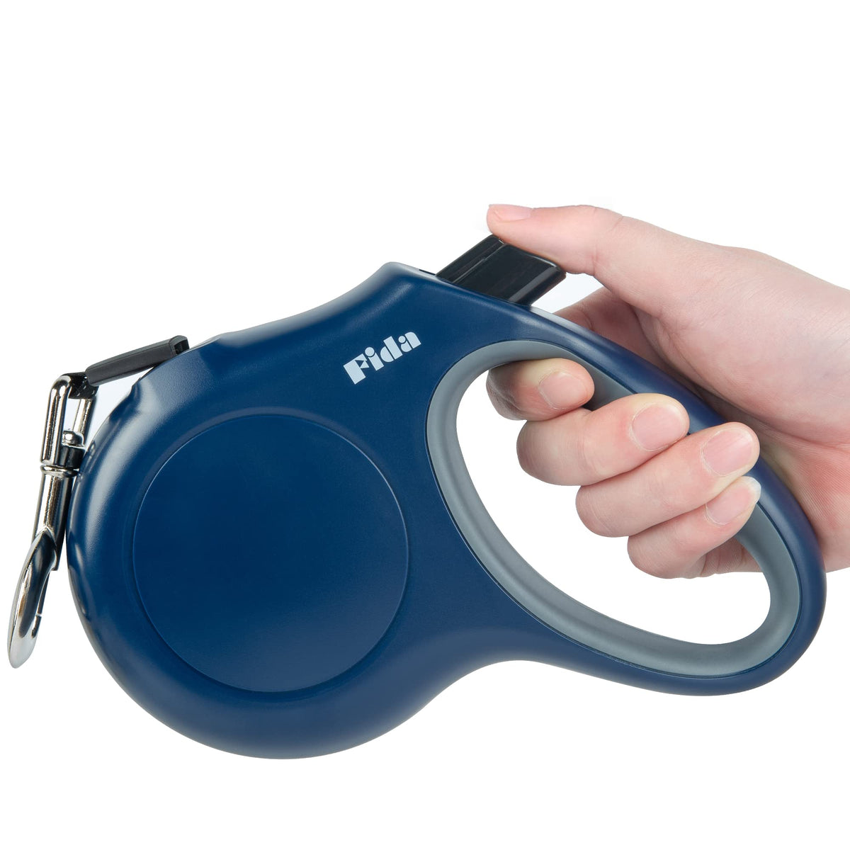 Fida Retractable Dog Leash, 16 ft Dog Walking Leash for Small Dogs up to 26lbs, 360° Tangle Free, Coffee/Brown
