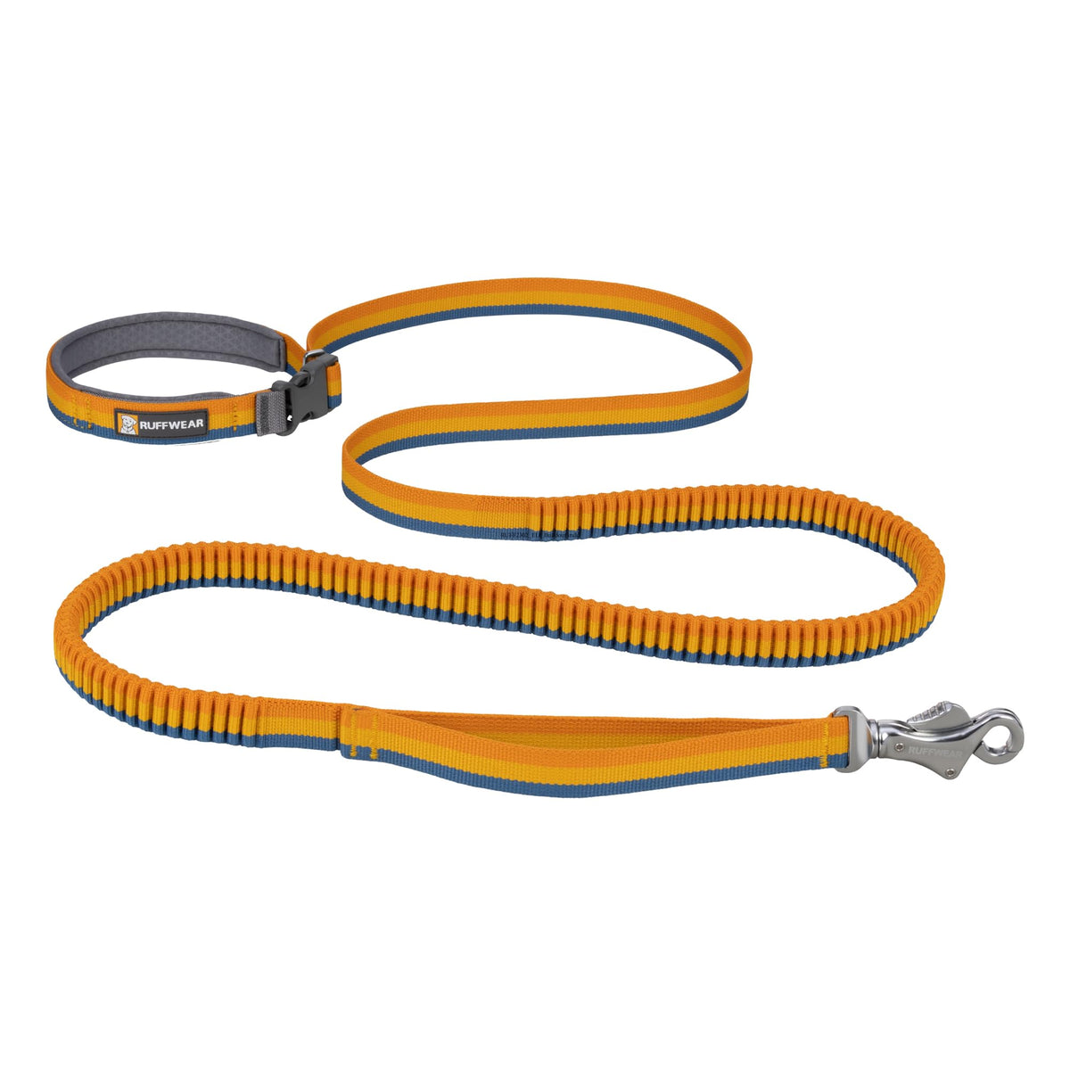 Ruffwear, Roamer Bungee Dog Leash, Yellow Snow, 5.5'-7'