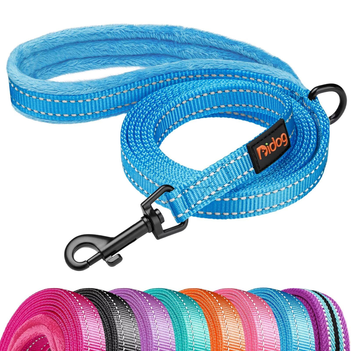 Didog 6FT Reflective Dog Leash for Small Medium Dogs, 5/8" Width, Hot Pink
