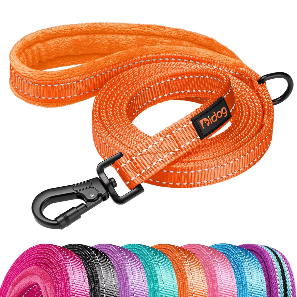 Didog 6FT Reflective Dog Leash for Small Medium Dogs, 5/8" Width, Hot Pink