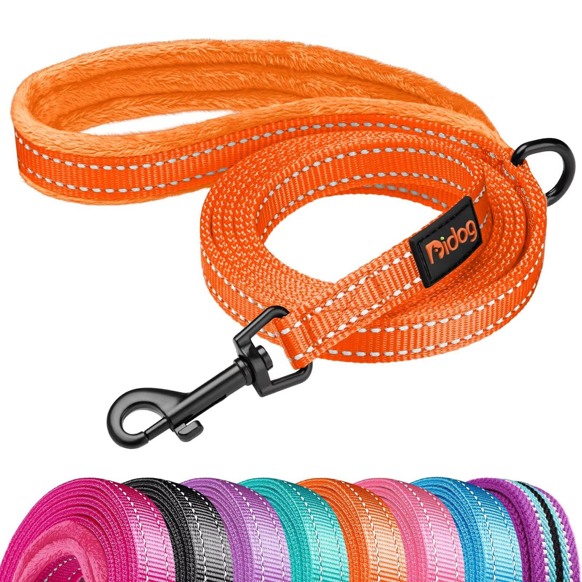 Didog 6FT Reflective Dog Leash for Small Medium Dogs, 5/8" Width, Hot Pink