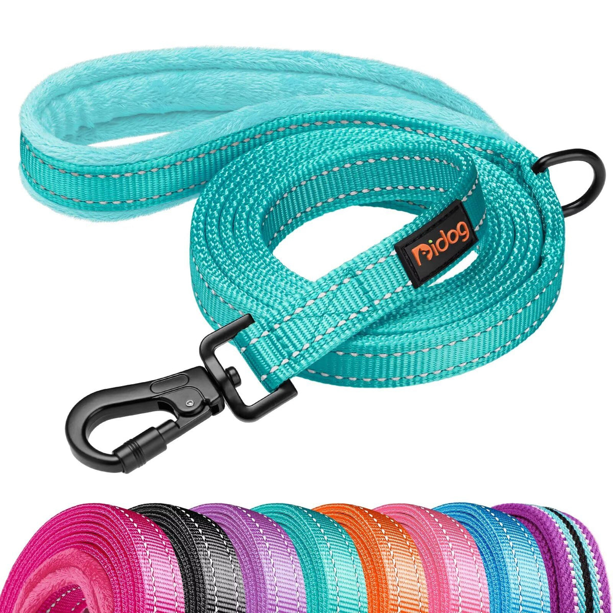 Didog 6FT Reflective Dog Leash for Small Medium Dogs, 5/8" Width, Hot Pink