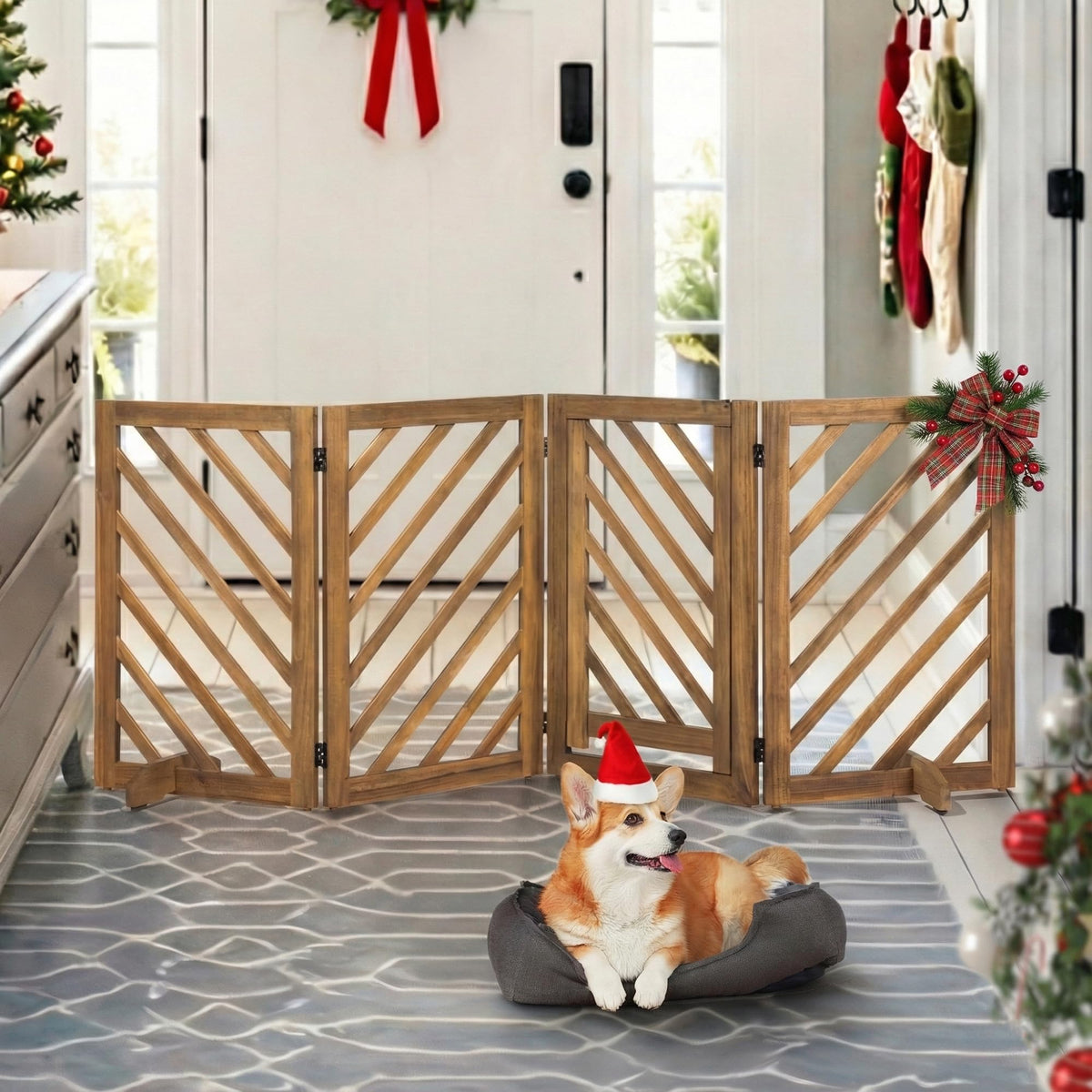 Easy-Assemble Wooden Pet Gates