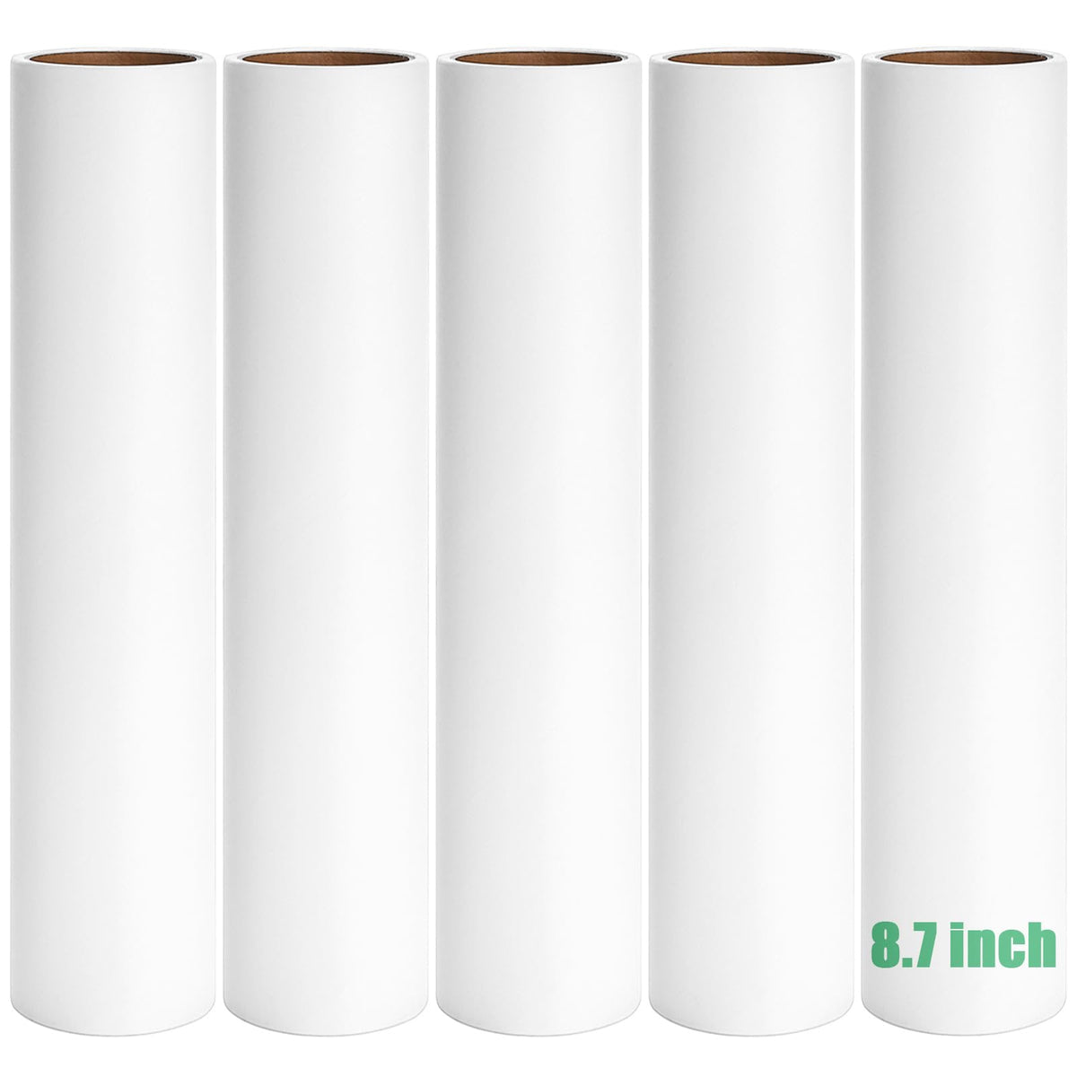 9.5 inch Lint Roller Refills Only, Fit for 9.4/9.45/9.5 inch Large Lint Rollers for Floor Carpet Couch, Extra Sticky Pet Hair Lint Roller Refill 5 Pack, Total 300 Sheets (9.5'' Wide)