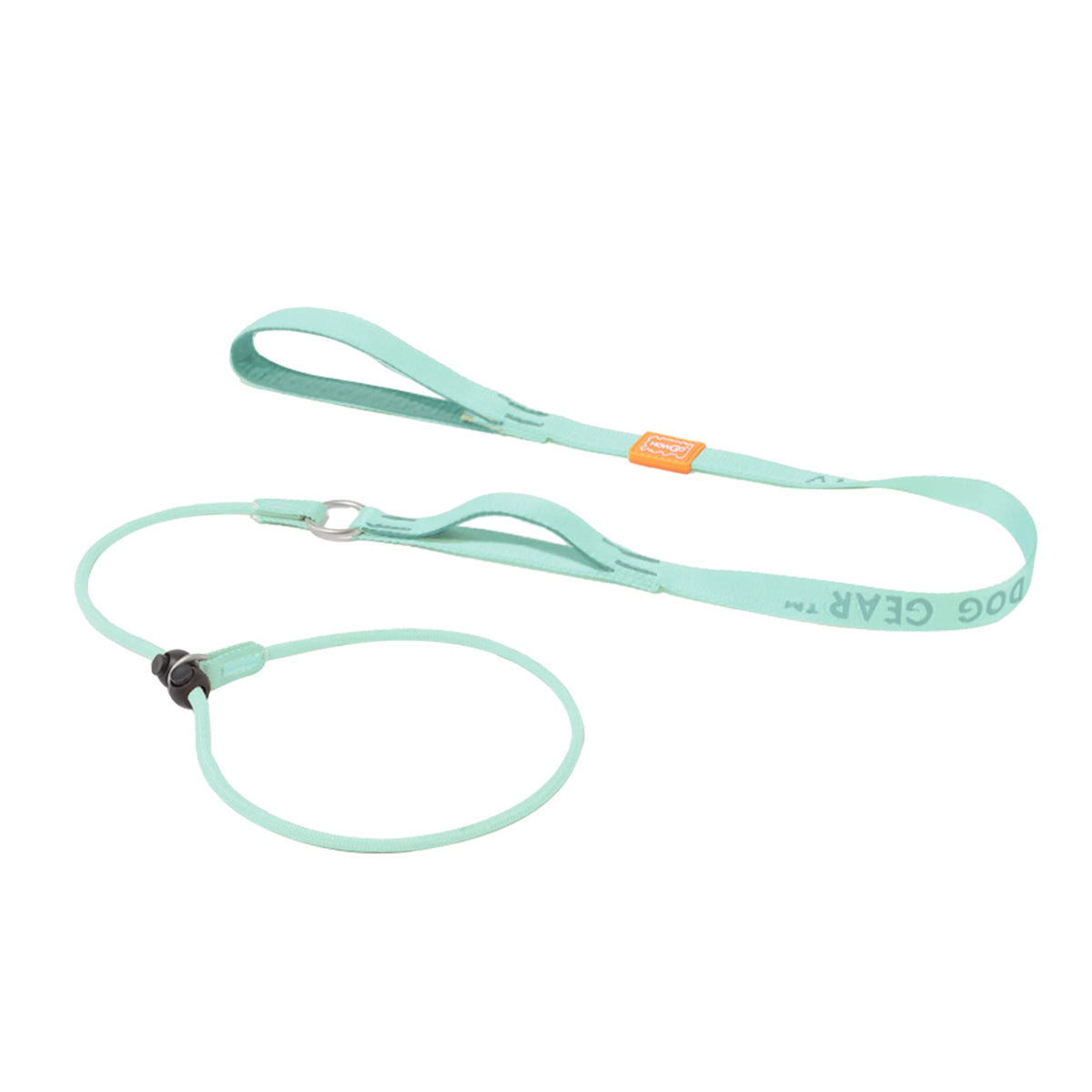 HowGo Slip Lead Dog Leash with 2 Spring-Loaded Stoppers (Black 5.0FT)