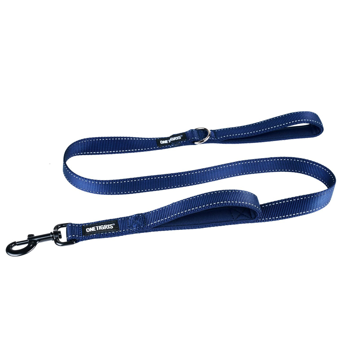 OneTigris No-Pull Dog Leash with Handle for Medium Large Dogs (Black, 4FT)