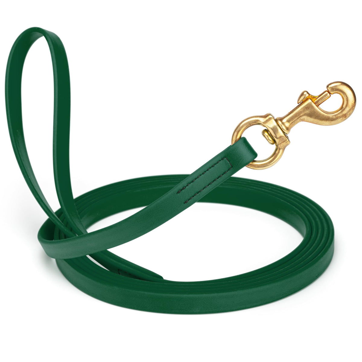 Viper Biothane K9 Working Dog Leash Waterproof Lead for Tracking Training Schutzhund Odor-Proof Long Line with Solid Brass Snap for Puppy Medium and Large Dogs 6ft, Black