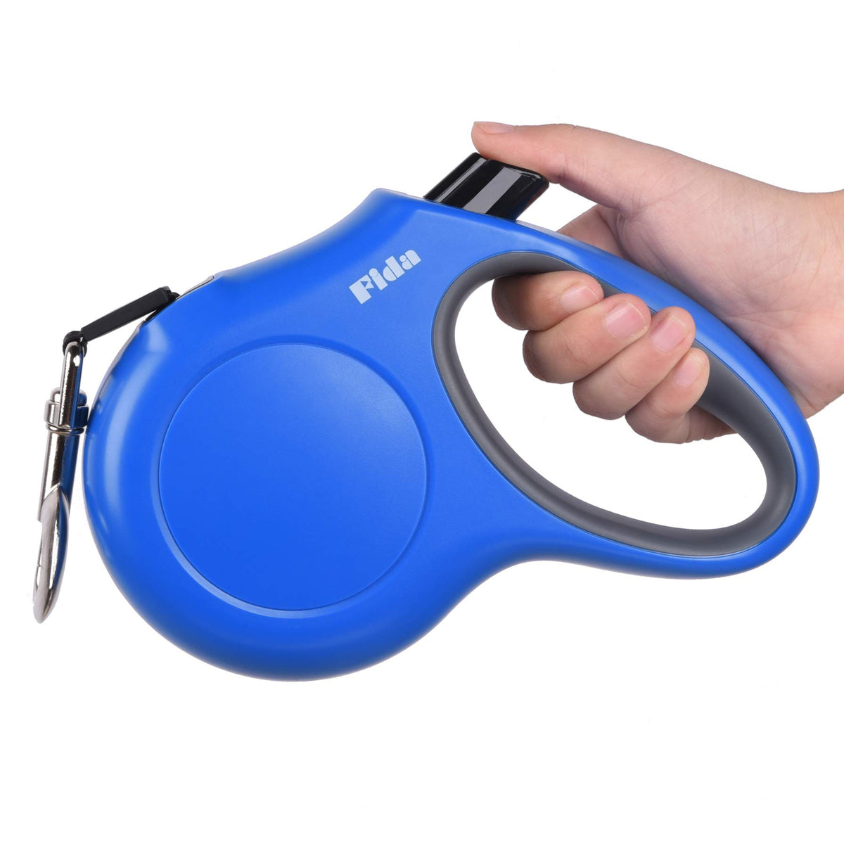 Fida Retractable Dog Leash, 16 ft Dog Walking Leash for Small Dogs up to 26lbs, 360° Tangle Free, Coffee/Brown