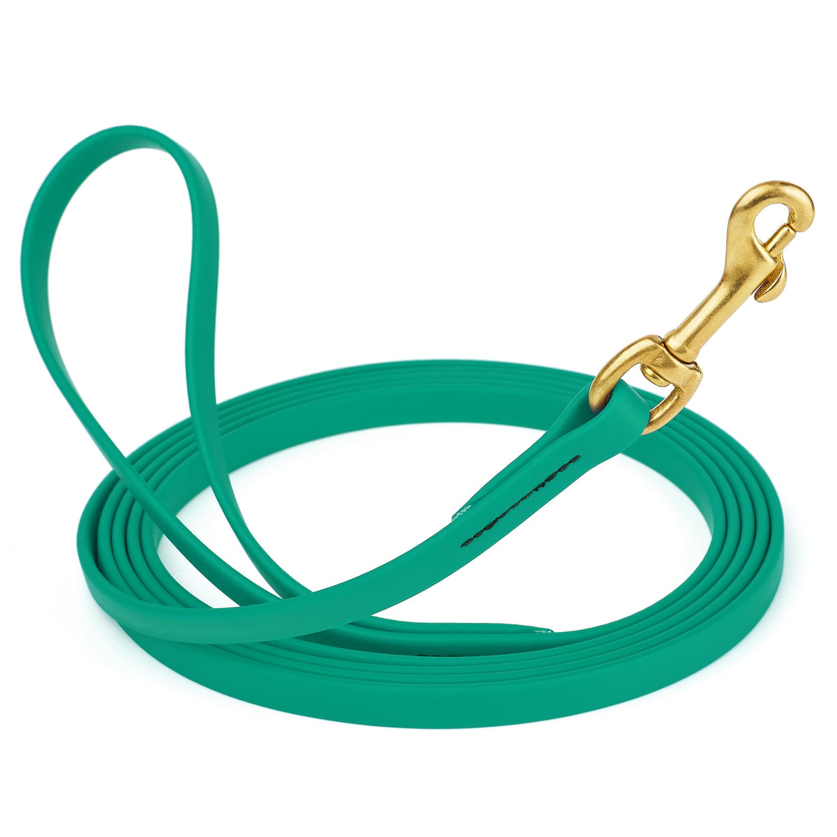 Viper Biothane K9 Working Dog Leash Waterproof Lead for Tracking Training Schutzhund Odor-Proof Long Line with Solid Brass Snap for Puppy Medium and Large Dogs 6ft, Black