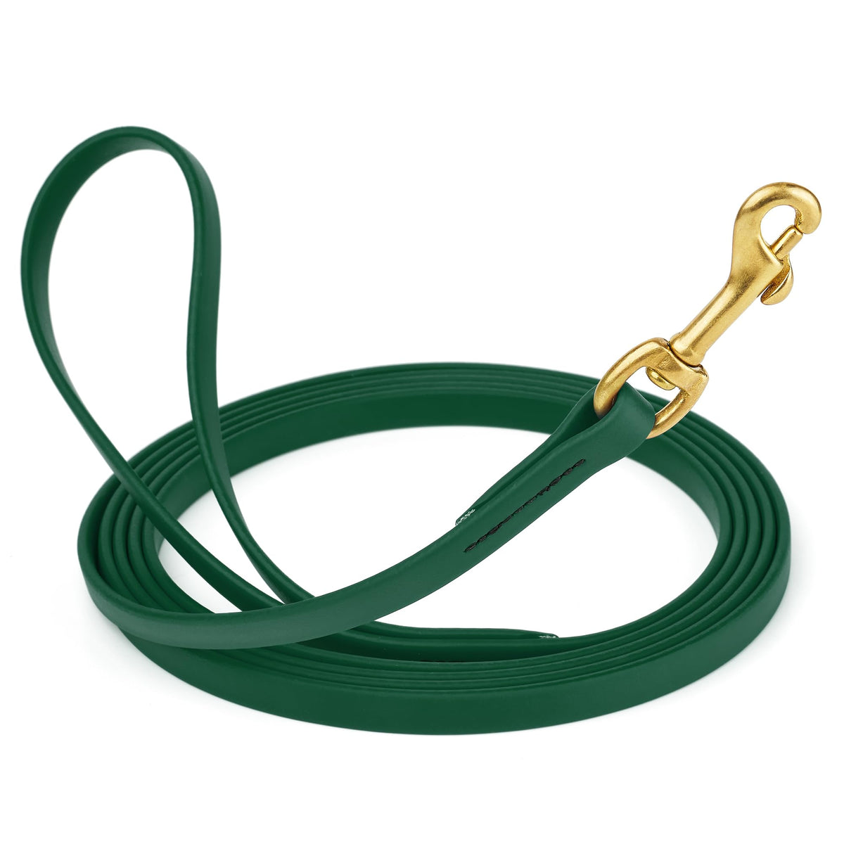 Viper Biothane K9 Working Dog Leash Waterproof Lead for Tracking Training Schutzhund Odor-Proof Long Line with Solid Brass Snap for Puppy Medium and Large Dogs 6ft, Black