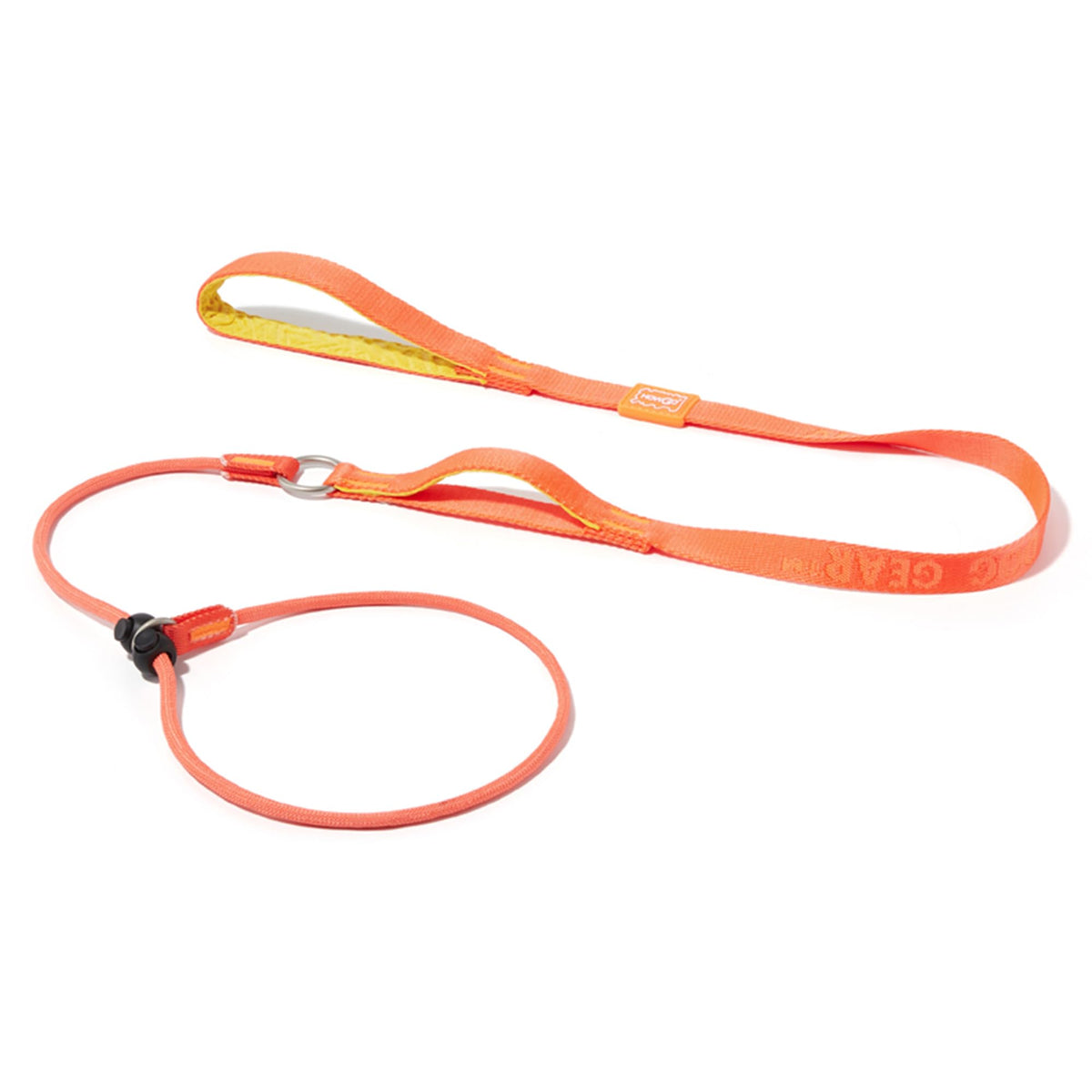 HowGo Slip Lead Dog Leash with 2 Spring-Loaded Stoppers (Black 5.0FT)
