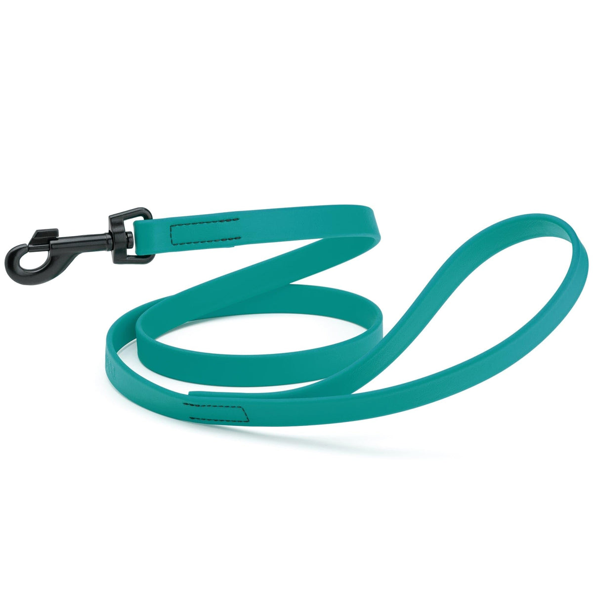 Dogline Biothane Waterproof Dog Leash Strong Coated Nylon Webbing with Black Hardware Odor-Proof Easy to Clean High Performance for Small or Large Dogs Made in USA 4 or 6 ft Lead, Amethyst Purple