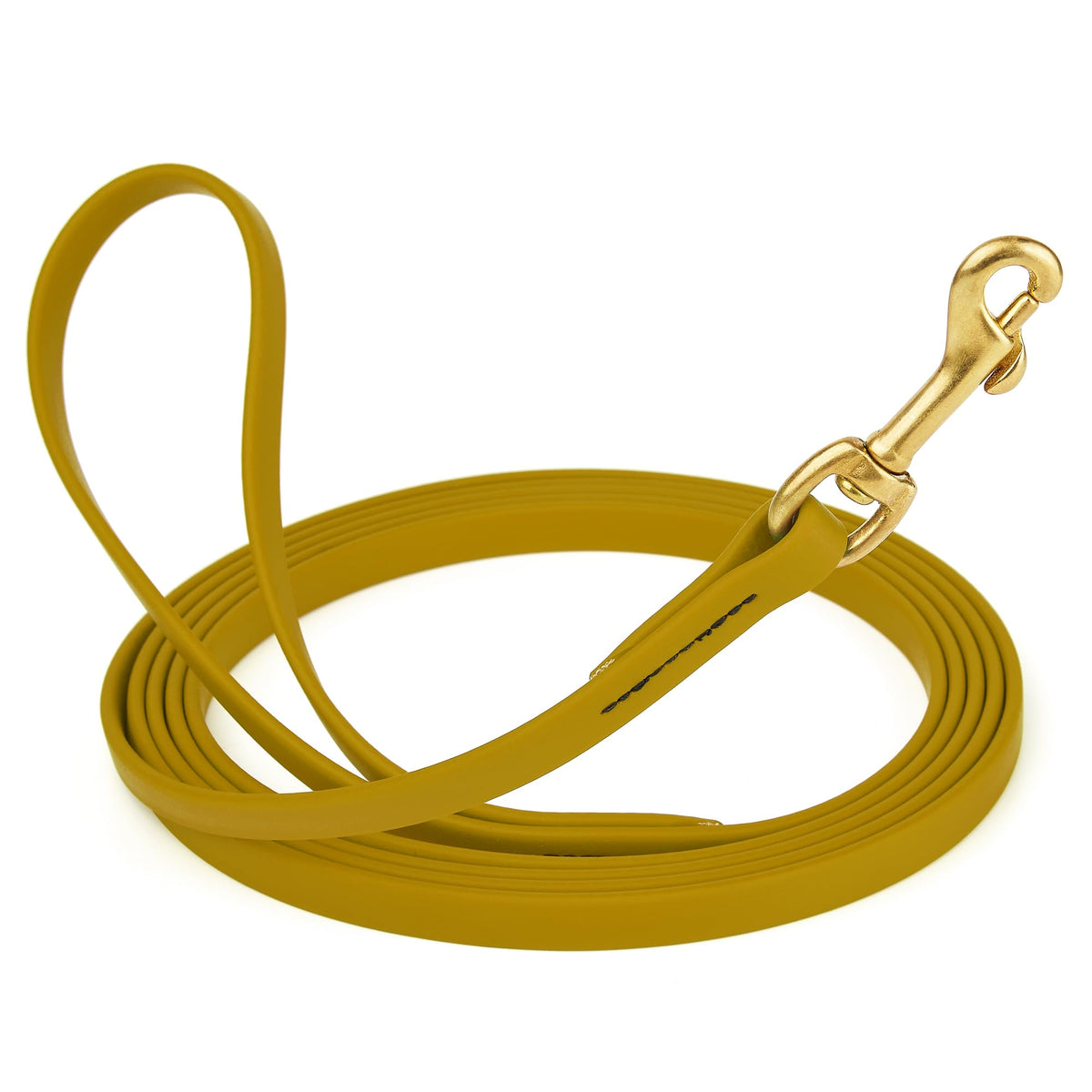 Viper Biothane K9 Working Dog Leash Waterproof Lead for Tracking Training Schutzhund Odor-Proof Long Line with Solid Brass Snap for Puppy Medium and Large Dogs 6ft, Black