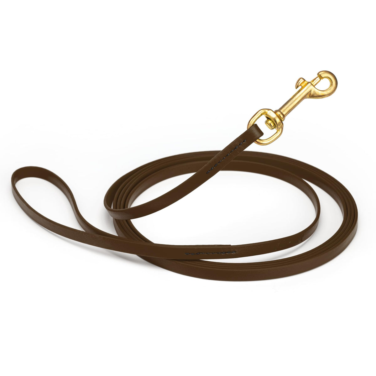 Viper Biothane K9 Working Dog Leash Waterproof Lead for Tracking Training Schutzhund Odor-Proof Long Line with Solid Brass Snap for Puppy Medium and Large Dogs 6ft, Black