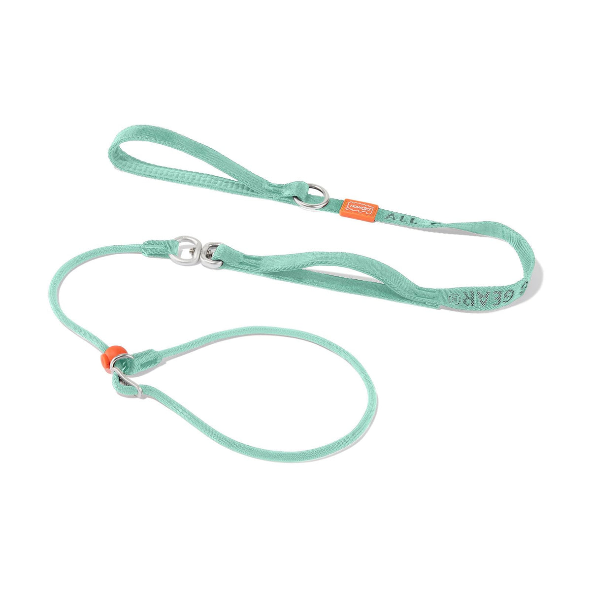 HowGo Slip Lead Dog Leash with 2 Spring-Loaded Stoppers (Black 5.0FT)