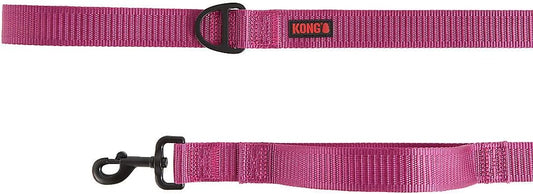 KONG Max HD Traffic Handle Ultra Durable Quick Control Leash 6' (Pink)