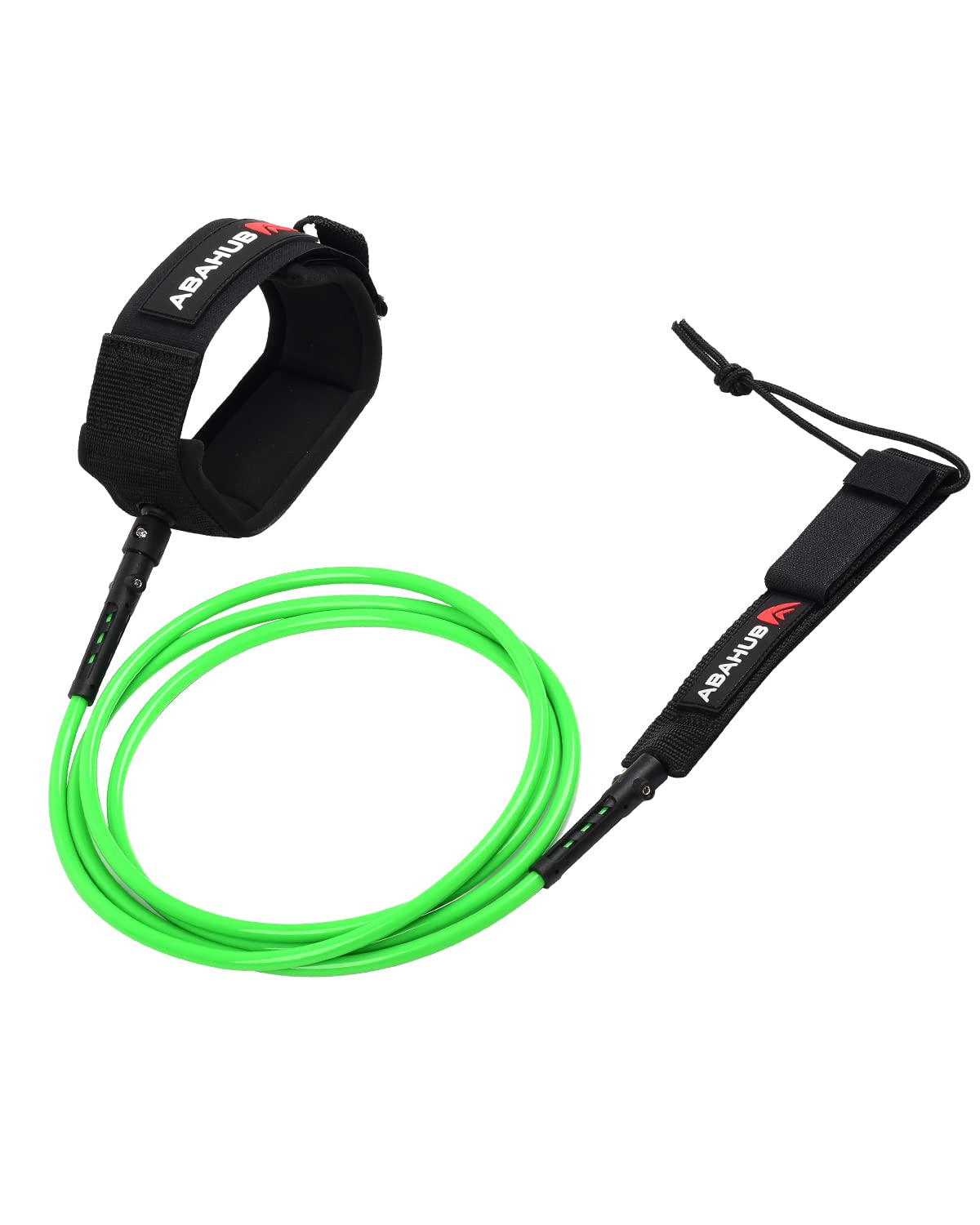 Abahub Surfboard Leash, 6/7/8/9/10 ft Straight Legrope Strap for Boards