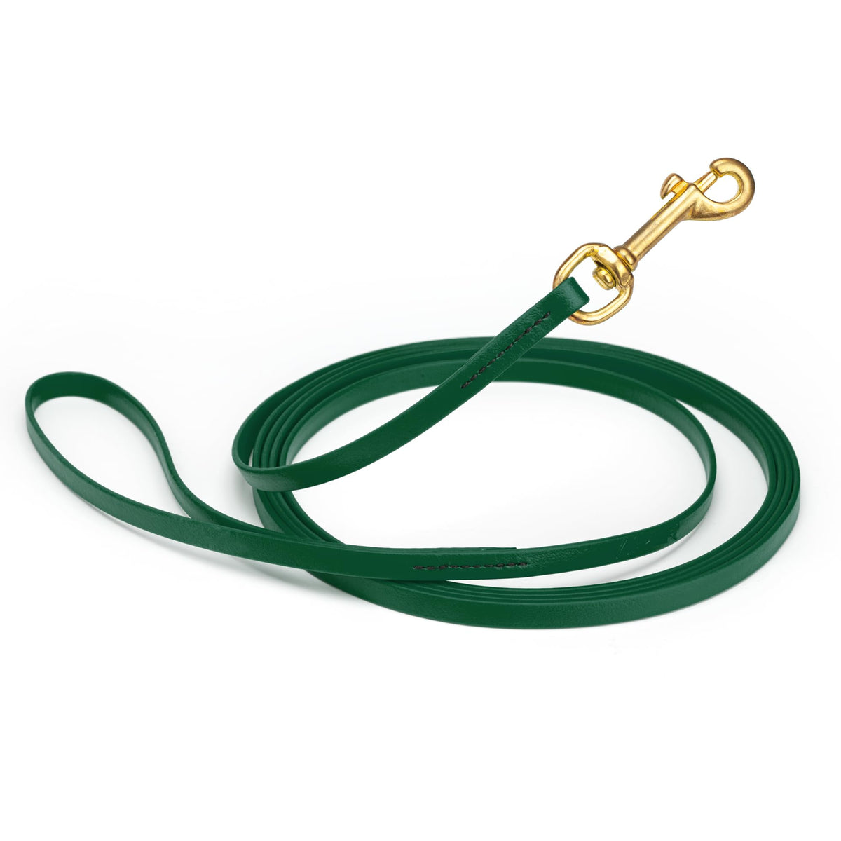 Viper Biothane K9 Working Dog Leash Waterproof Lead for Tracking Training Schutzhund Odor-Proof Long Line with Solid Brass Snap for Puppy Medium and Large Dogs 6ft, Black