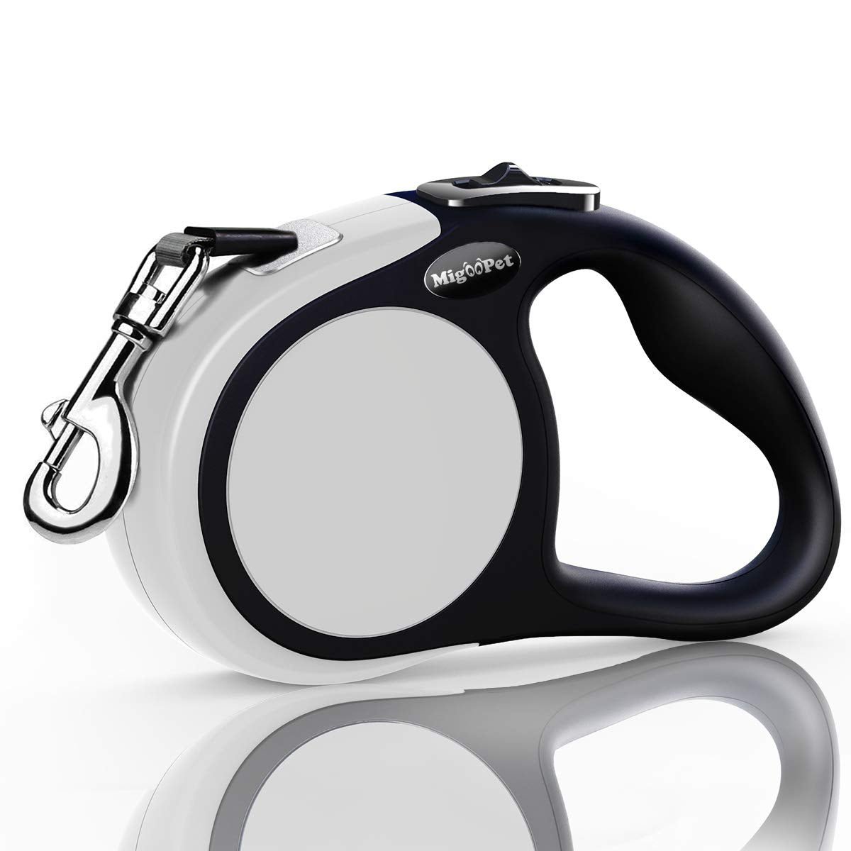 Heavy Duty Retractable Dog Leash-16ft Strong & Durable Walking Leash for S to L Dogs up to 45/115 lbs, Upgraded Lock System, Non Slip Grip, Tangle Free (Purple, Medium-Large Sized)