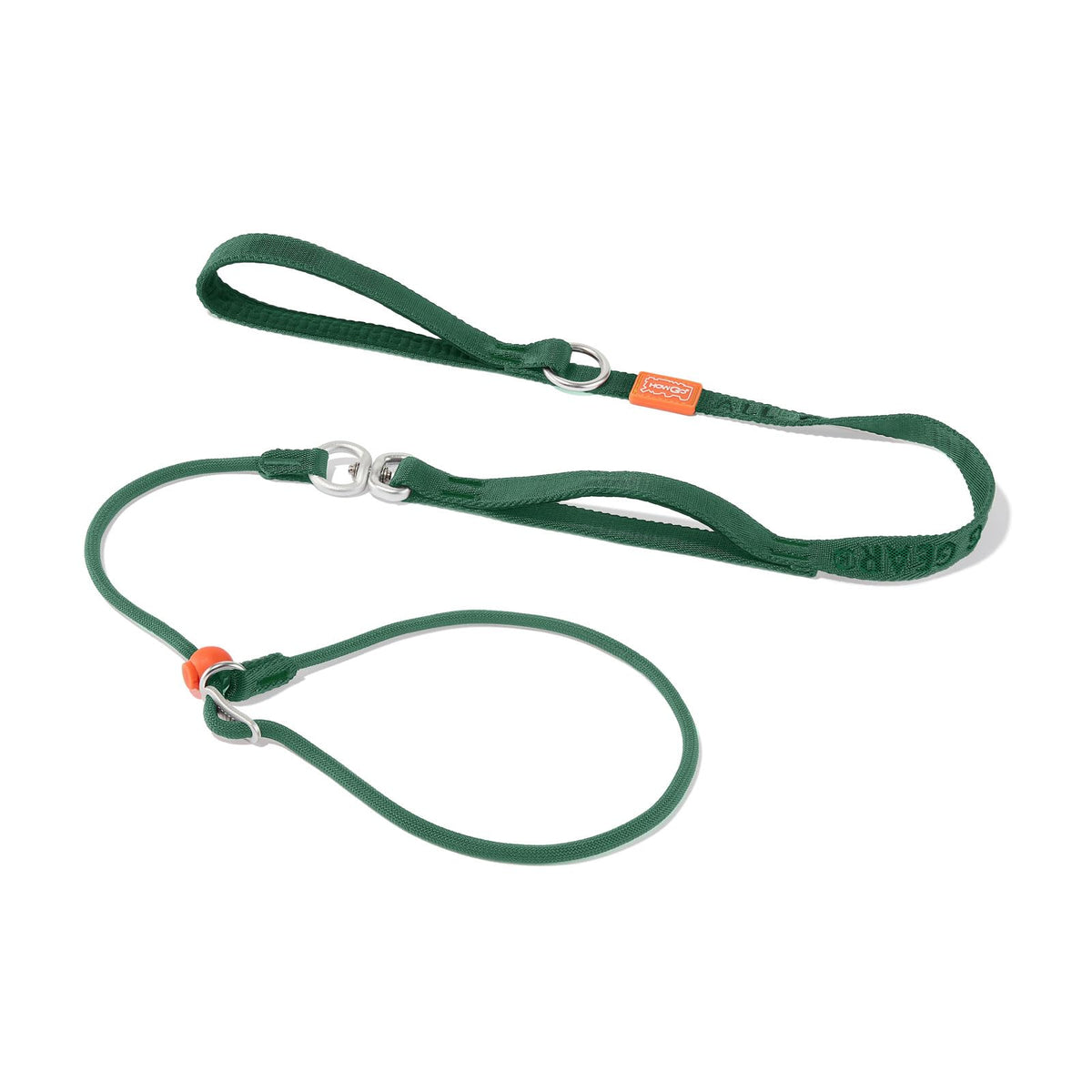 HowGo Slip Lead Dog Leash with 2 Spring-Loaded Stoppers (Black 5.0FT)