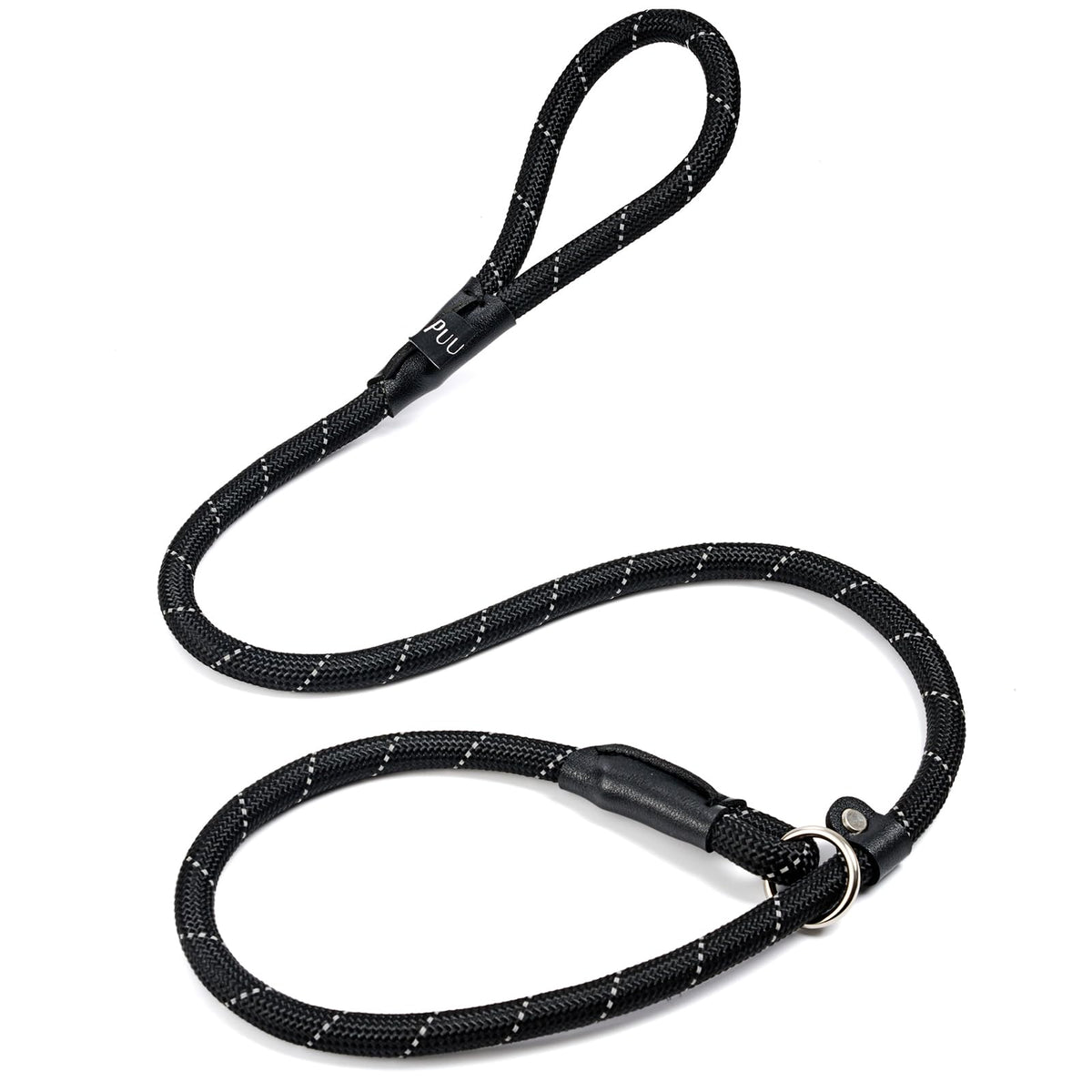 Heavy Duty Dog Leash with Easy Lock Metal Clip, Reflective, Padded Handle - Durable 4ft Walking Training Green Leash for Large, Medium, Small Dogs, Jogging, Hiking, and Outdoor Use
