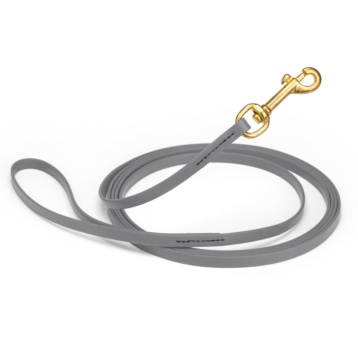 Viper Biothane K9 Working Dog Leash Waterproof Lead for Tracking Training Schutzhund Odor-Proof Long Line with Solid Brass Snap for Puppy Medium and Large Dogs 6ft, Black