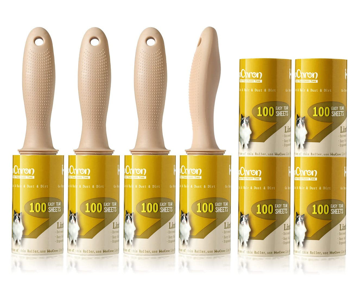 Lint Roller Refills 4", 600 Easy Tear Sheets, for Evercare, Extra Sticky