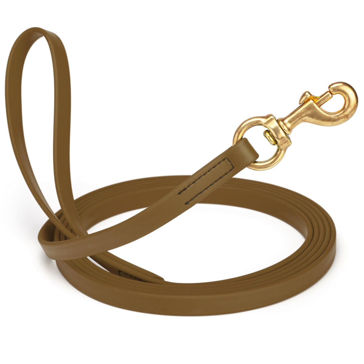 Viper Biothane K9 Working Dog Leash Waterproof Lead for Tracking Training Schutzhund Odor-Proof Long Line with Solid Brass Snap for Puppy Medium and Large Dogs 6ft, Black