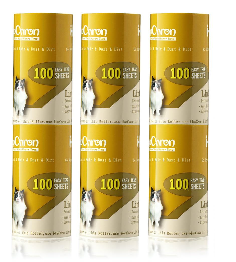 Lint Roller Refills 4", 600 Easy Tear Sheets, for Evercare, Extra Sticky