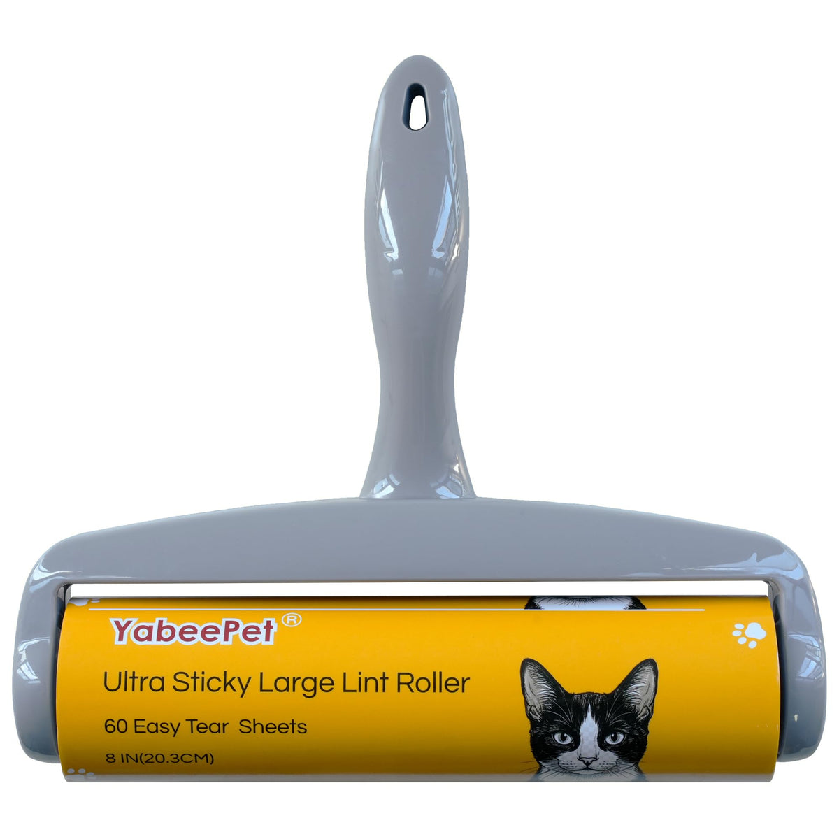 Extra Sticky Large Lint Roller, 6.3", 1 Roller + 4 Refills