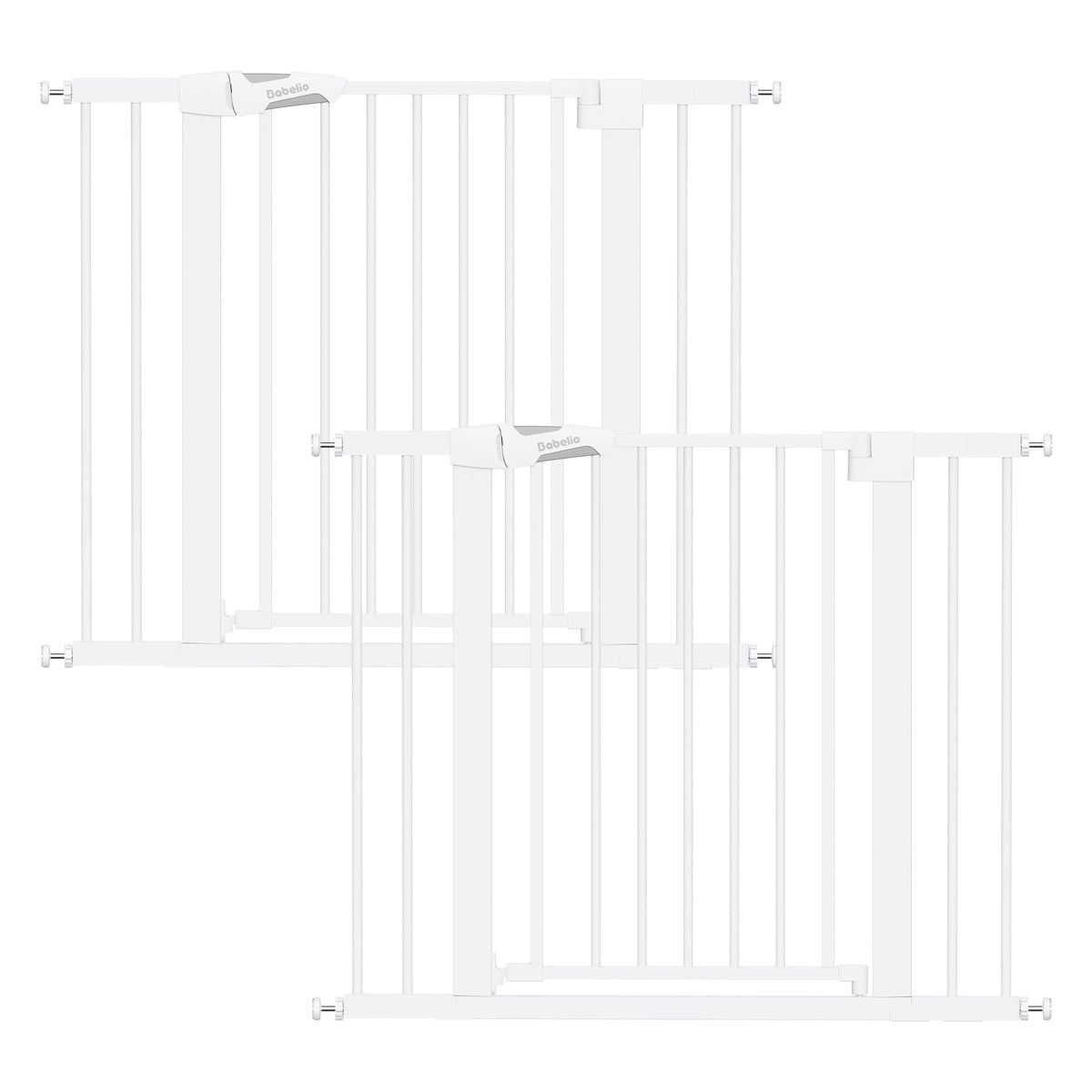 Babelio Baby Gate for Stairs No Drilling, 29-48 in PressGuard Dog Gate