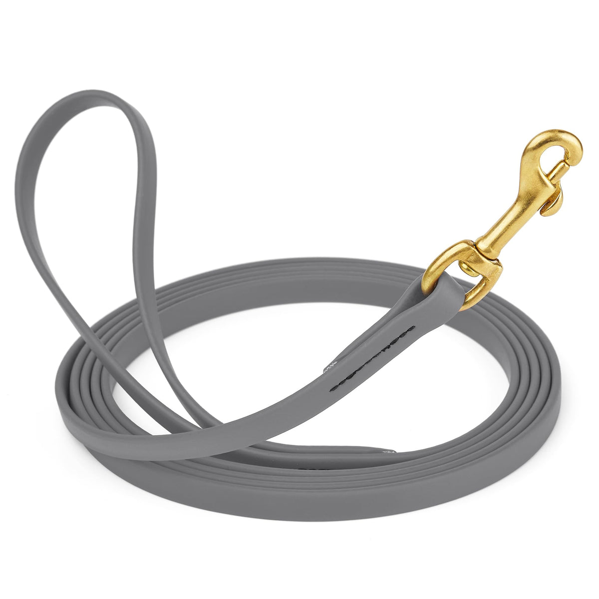 Viper Biothane K9 Working Dog Leash Waterproof Lead for Tracking Training Schutzhund Odor-Proof Long Line with Solid Brass Snap for Puppy Medium and Large Dogs 6ft, Black