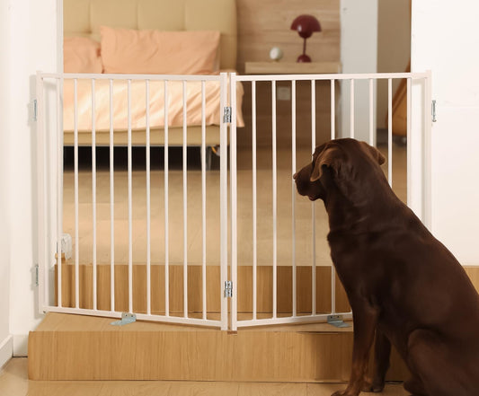 No Pawblems Full Metal Dog Gate Extension, 30" Tall Foldable Panels