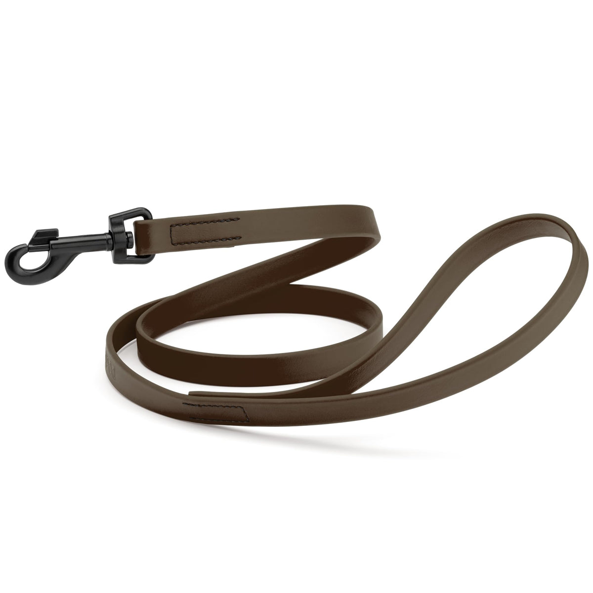 Dogline Biothane Waterproof Dog Leash Strong Coated Nylon Webbing with Black Hardware Odor-Proof Easy to Clean High Performance for Small or Large Dogs Made in USA 4 or 6 ft Lead, Amethyst Purple