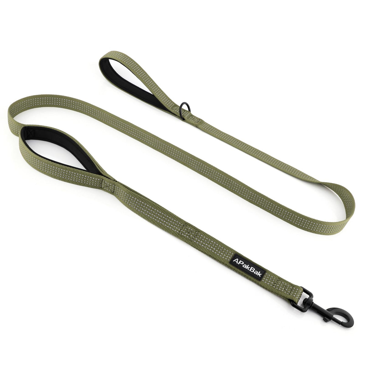 Double Handle Dog Leash, 6 FT Reflective, for Medium Large Dogs