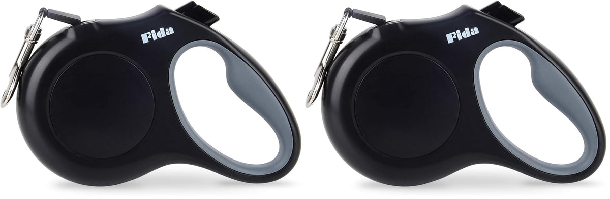 Fida Retractable Dog Leash, 16 ft Dog Walking Leash for Small Dogs up to 26lbs, 360° Tangle Free, Coffee/Brown