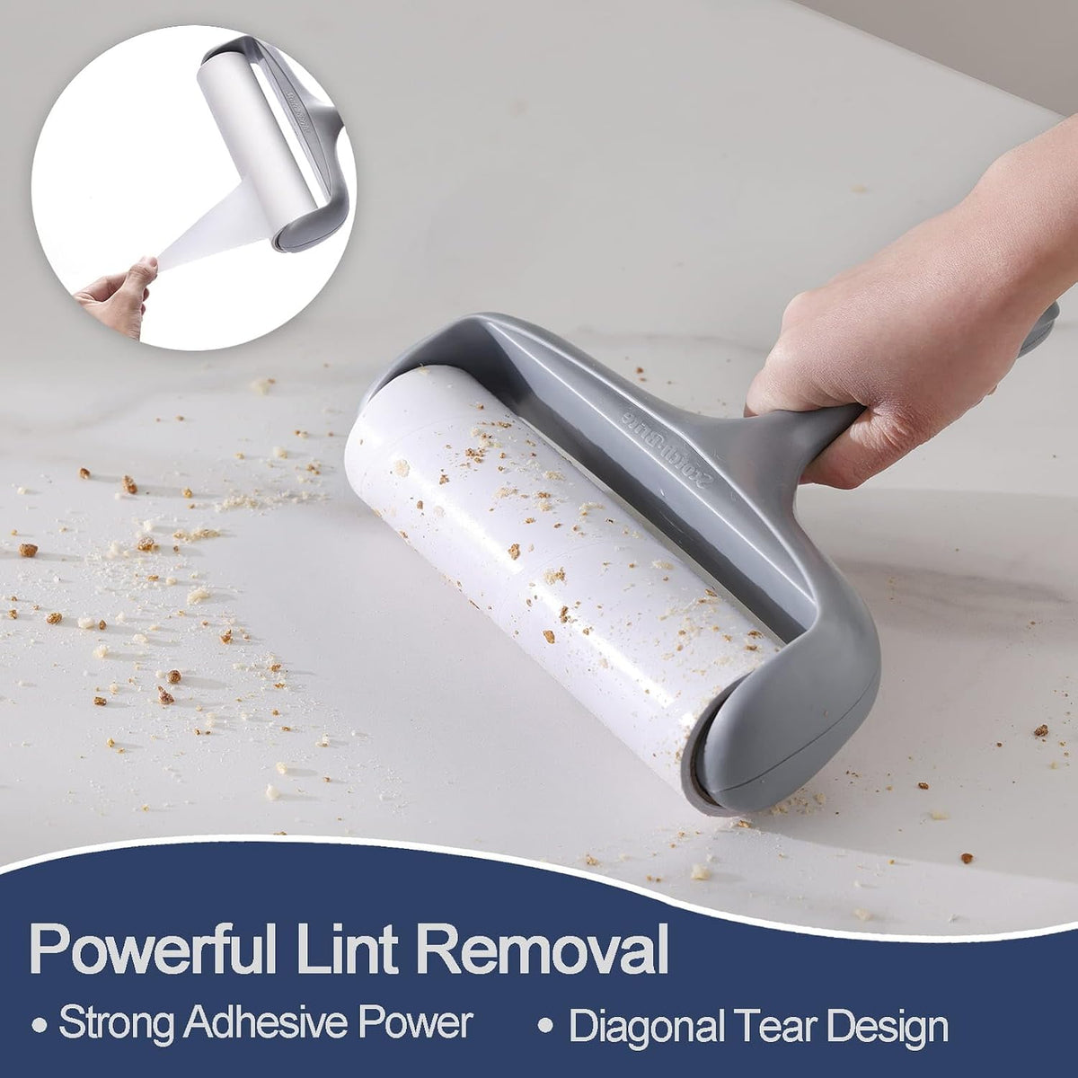 Lint Roller Refills 8", 240 Sheets, for Scotch-Brite, Extra Sticky