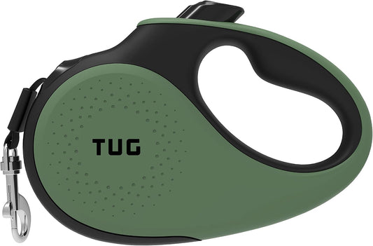 TUG Original Retractable Dog Leash, 16 ft (Large, Green)