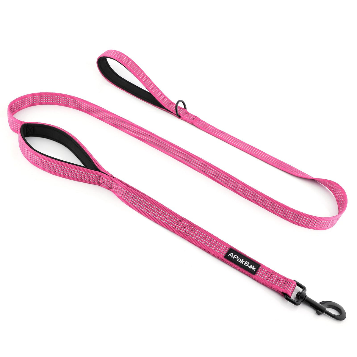 Double Handle Dog Leash, 6 FT Reflective, for Medium Large Dogs