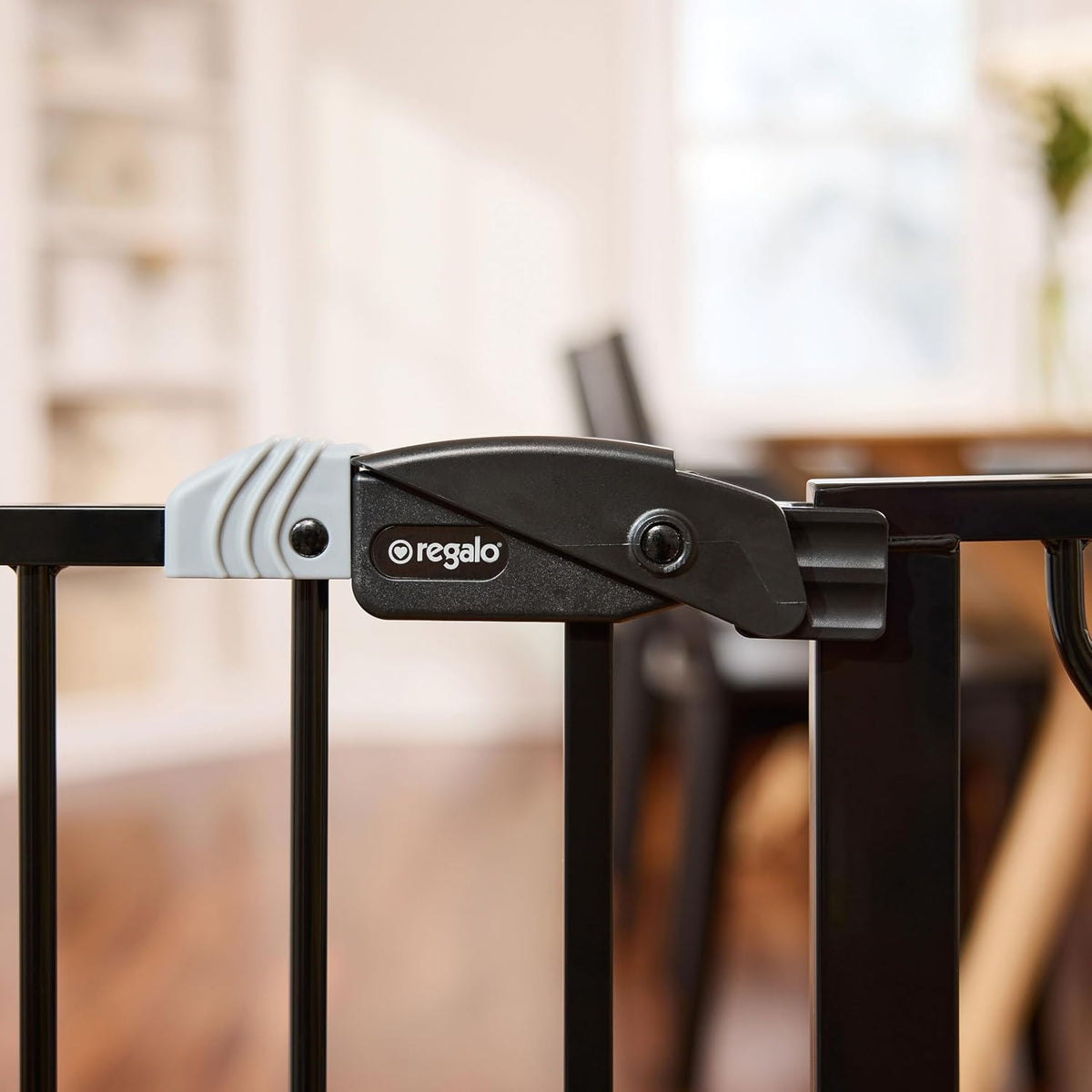 Regalo Safety 29"-49" Extra Wide Baby Gate, Bottom of Stairs & Doorways