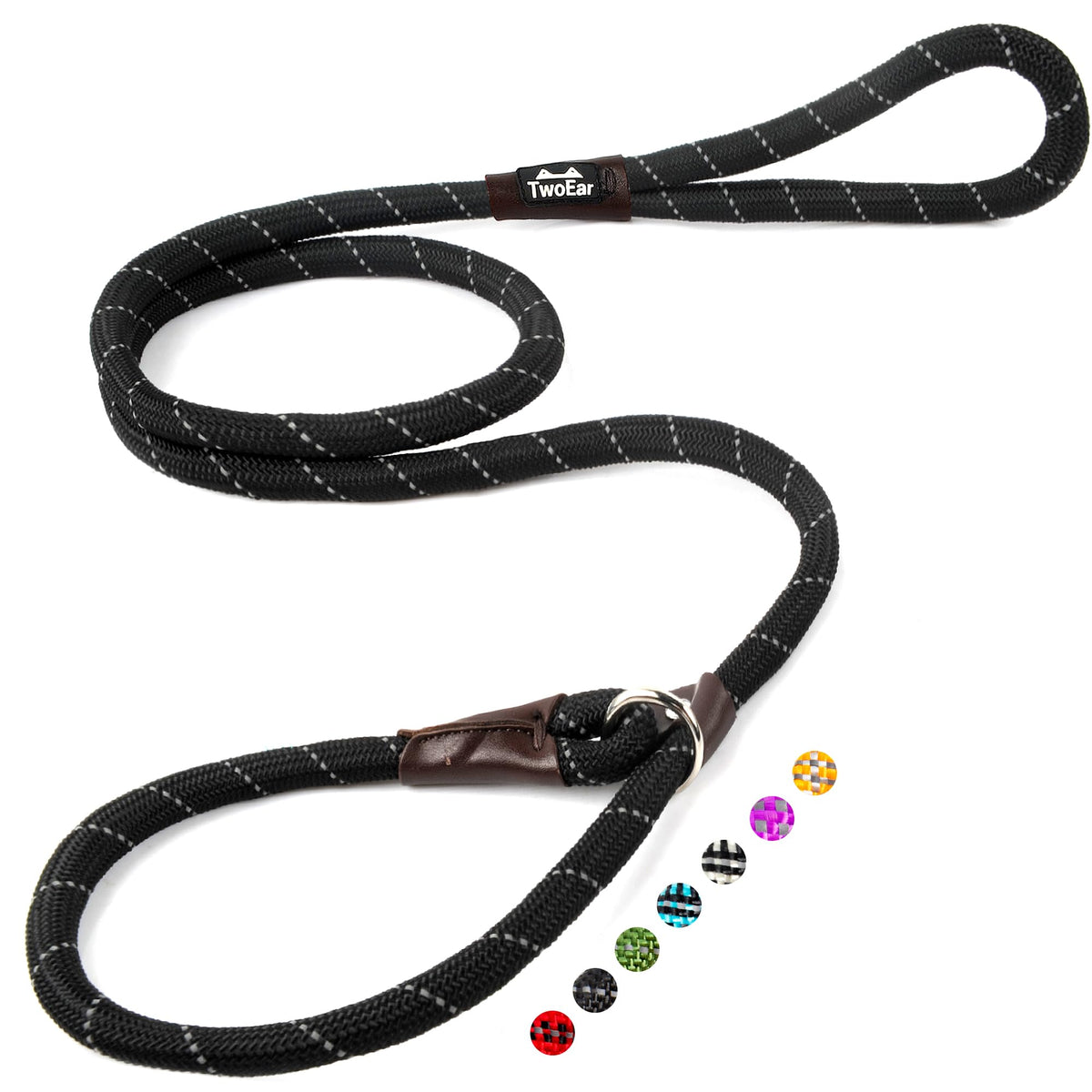 Twoear 6FT Slip Lead Dog Leash, Heavy Duty Slip Leash for Dogs